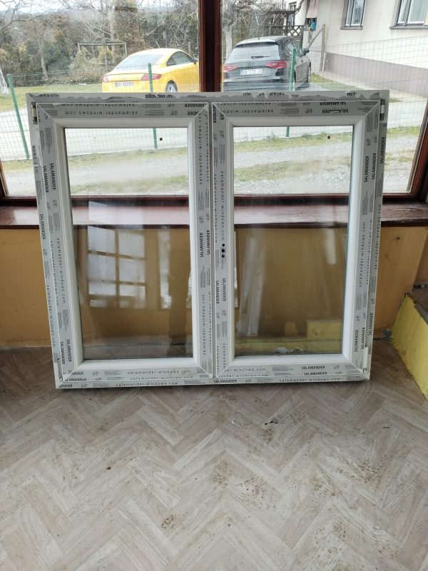 PVC PROZOR – 134 x 117 cm – DVOKRILNI – DESNO OTVARANJE