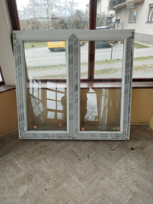 PVC PROZOR – 147 x 138 cm – DVOKRILNI – DESNO OTVARANJE