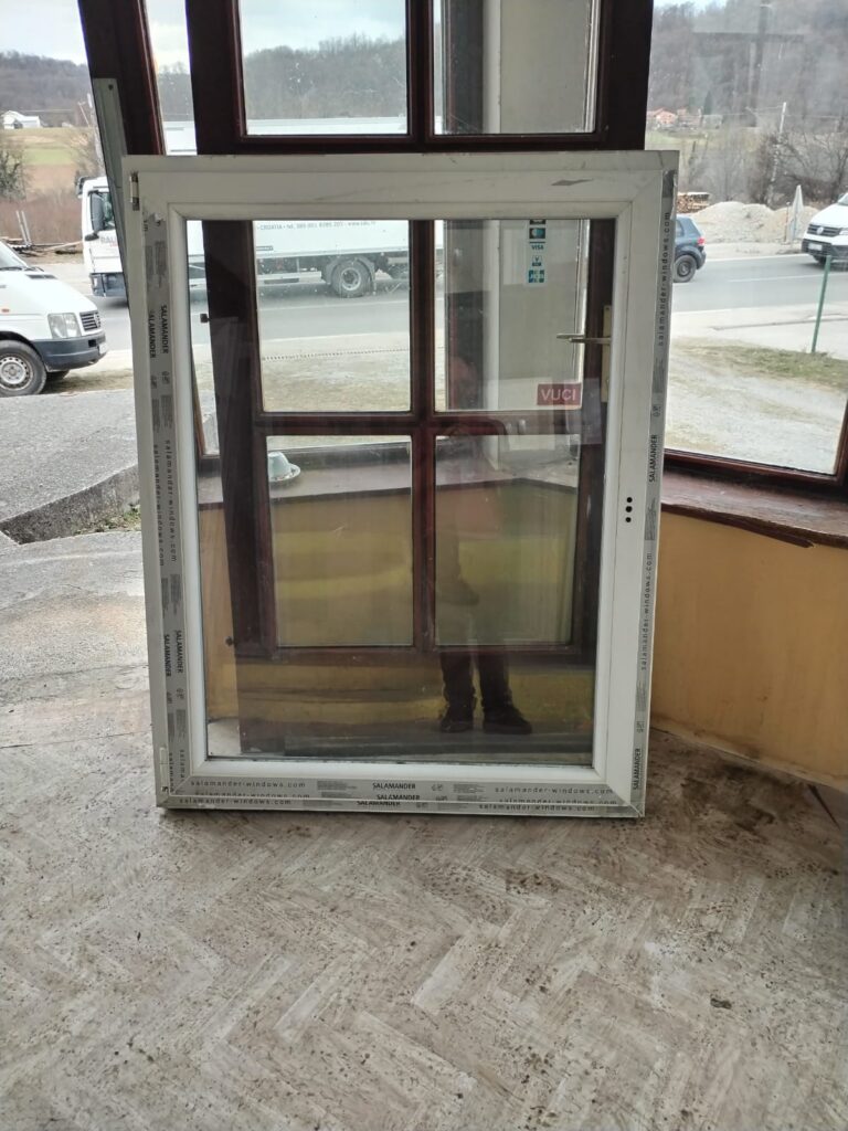 PVC PROZOR – 115 x 145 cm – JEDNOKRILNI – LIJEVO OTVARANJE