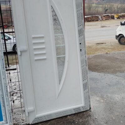 PVC ULAZNA VRATA – 100×210 cm – JEDNOKRILNA – DESNO OTVARANJE