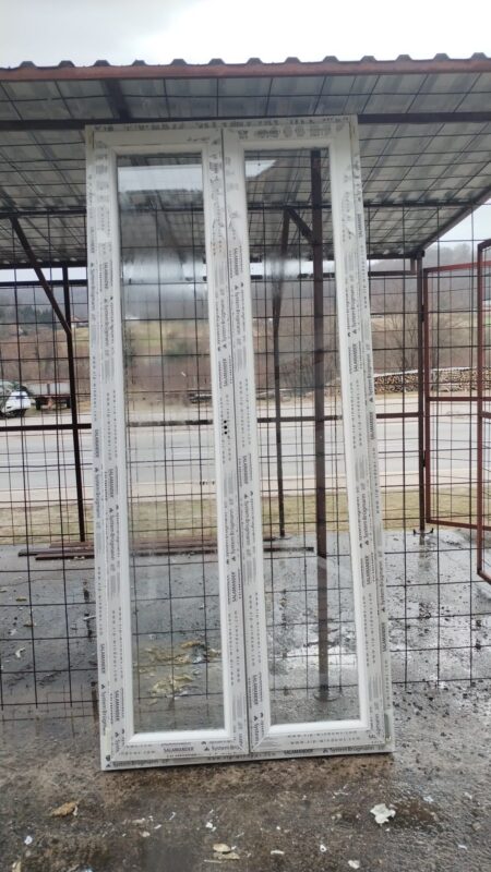 PVC BALKONSKA VRATA -110×250 cm- DVOKRILNA – LIJEVO OTVARANJE