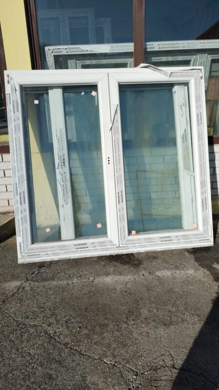 PVC PROZOR – 162 x 148 cm – DVOKRILNI – LIJEVO OTVARANJE