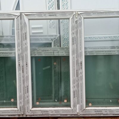 PVC PROZOR – 216 x 141,5 cm – TROKRILNI