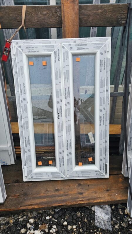 PVC PROZOR – 78 x 120 cm – DVOKRILNI – LIJEVO OTVARANJE – BEZ VENTUS OTVARANJA