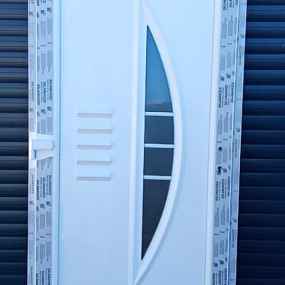 PVC ULAZNA VRATA – 100×210 cm – JEDNOKRILNA – LIJEVO OTVARANJE