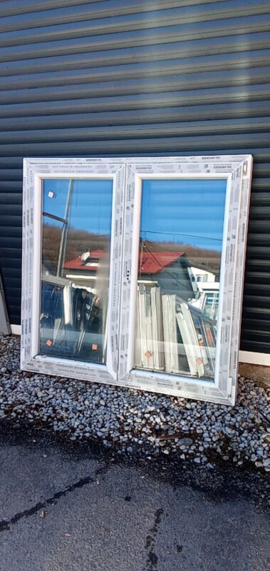 PVC PROZOR – 140 x 137 cm – DVOKRILNI – DESNO OTVARANJE
