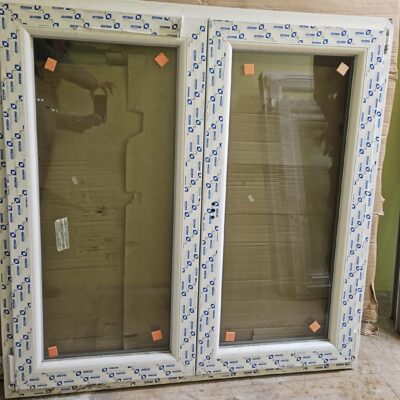 PVC PROZOR – 119 x 120 cm – DVOKRILNI – LIJEVO OTVARANJE