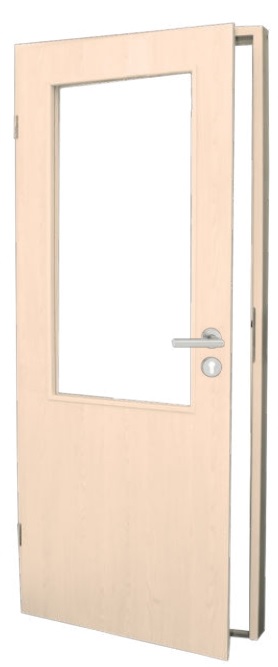 SOBNA VRATA -NAJJEFTINIJA U HRVATSKOJ-SET KRILO+DOVRATNIK-HRAST BIJELJENI P2 100×205