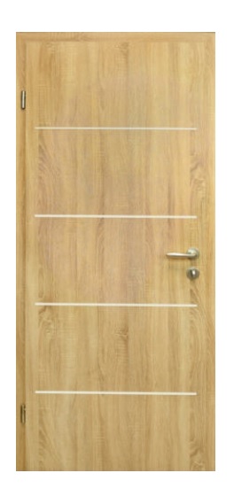 SOBNA VRATA-NAJJEFTINIJA U HRVATSKOJ-SET KRILO+DOVRATNIK- SONOMA DEKOR 4 ALU P1 100×205