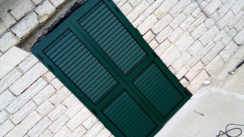 ALUMINIJSKA GRILJA JEDNOKRILNA 100×120 – NAJJEFTNIJE U HRVATSKOJ