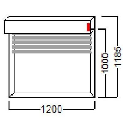 ROLETA 120×100 ALU – TVORNIČKE CIJENE – NAJJEFTINIJE U HRVATSKOJ