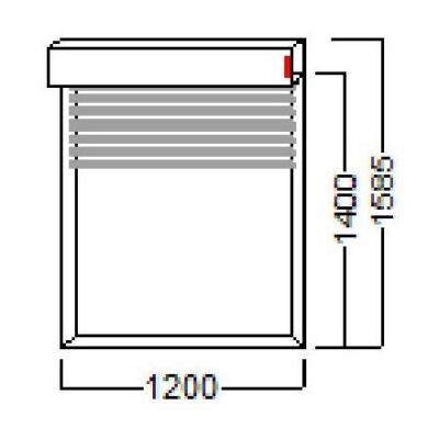 ROLETA 120×140 PVC – TVORNIČKE CIJENE – NAJJEFTINIJE U HRVATSKOJ